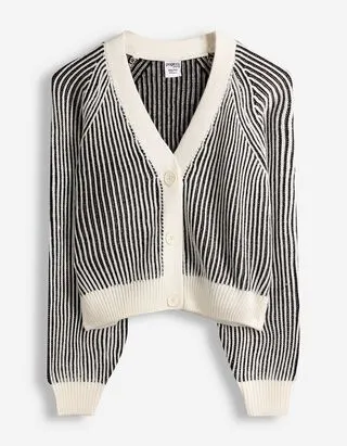 Giacca in maglia - Bianco sporco