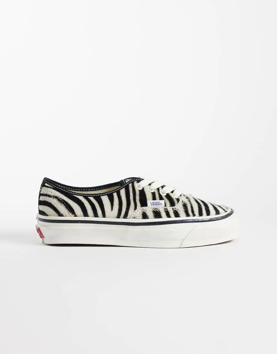Vans LX Authentic 44 trainers in zebra print