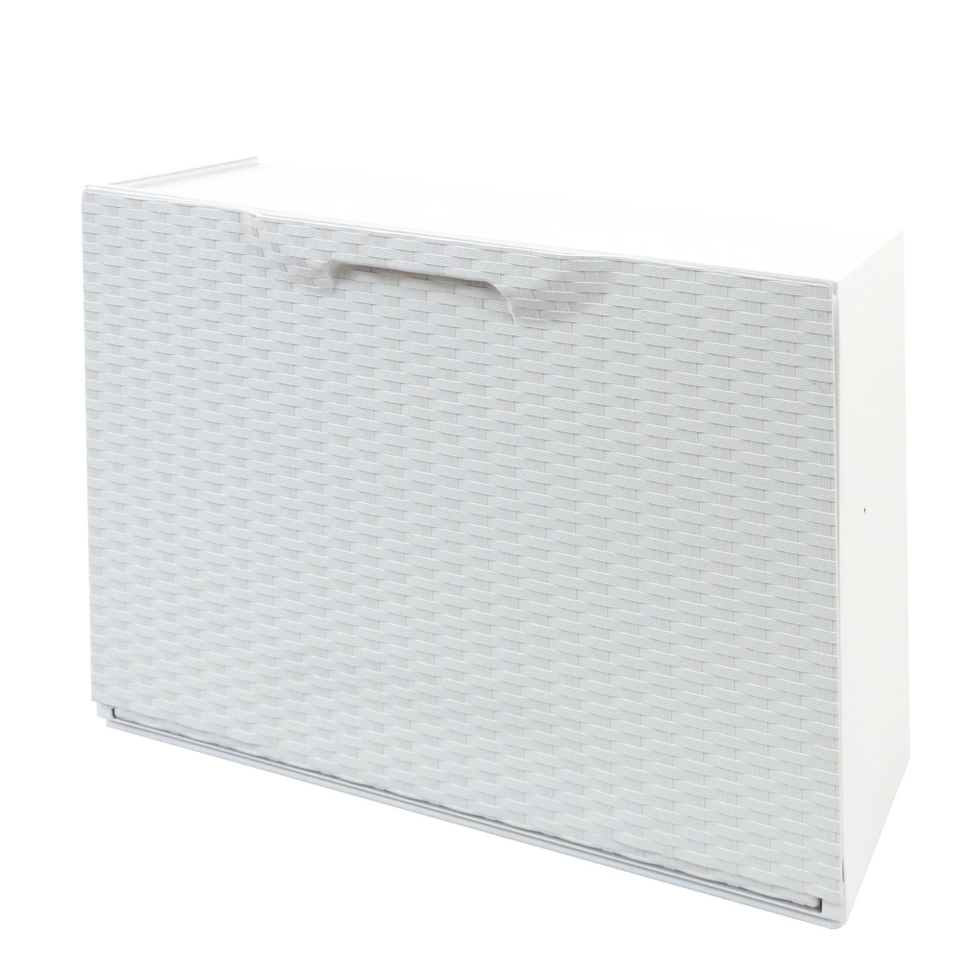 Scarpiera Bianca Linea Rattan