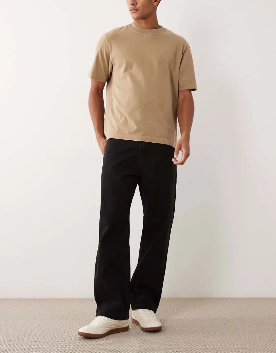 Bershka Baggy jeans in black