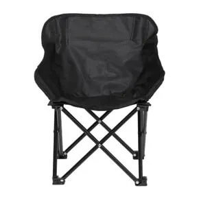 Kids campingstoel compact - zwart - 50x50x40 cm