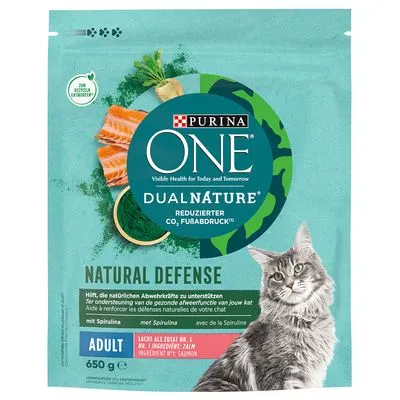 Croquettes PURINA ONE 2 x 450, 650 ou 750 g : 50 % de remise sur le 2ème sac !