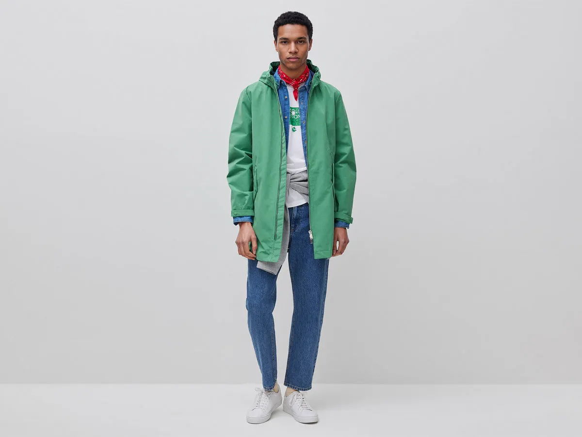 Lightweight nylon parka