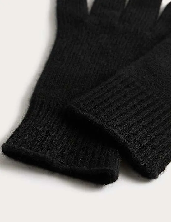 Strickhandschuhe aus reinem Kaschmir