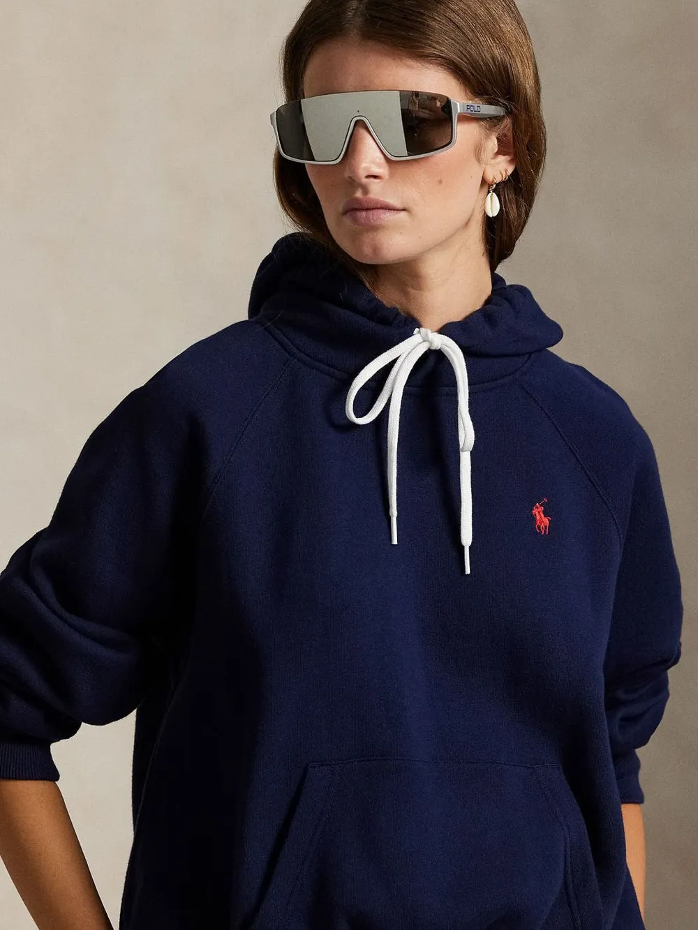 SHRUNKEN FIT FLEECE HOODIE