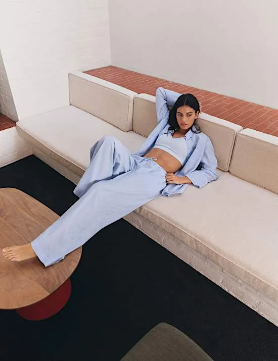 Cool Comfort™ Chambray Pyjama Bottoms