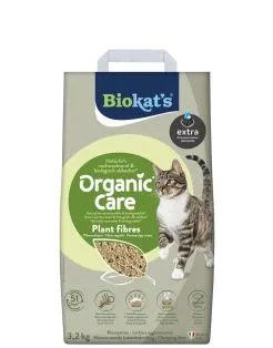Biokat's Organic Care Plant Fibres Extra - Kattenbakvulling - 3.2 kg