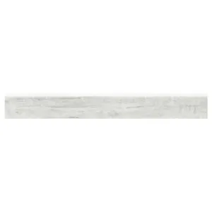 Plinthe "Charme" blanc 7,5 x 61,5 cm