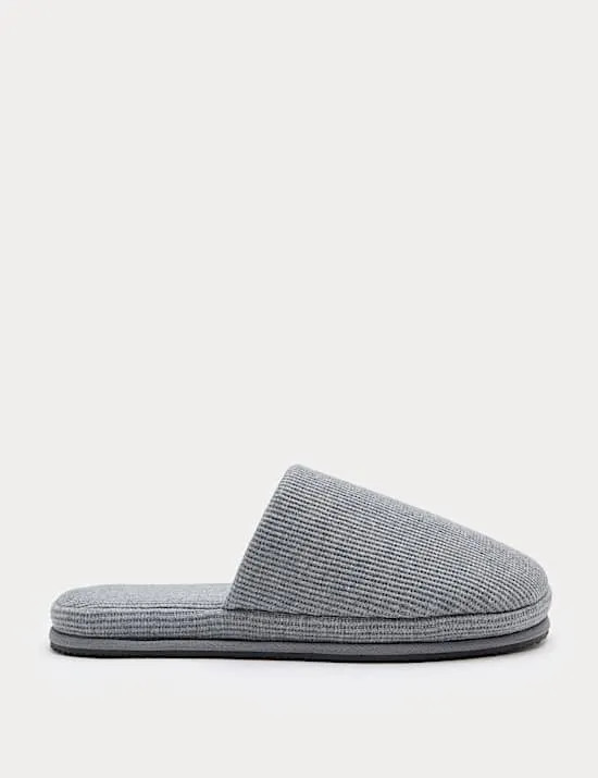 Pantoffeln mit Mikro-Waffelmuster und Freshfeet™