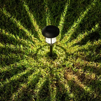 60 -Lumens 1 -Watt Black Warm White Solar LED Spot light