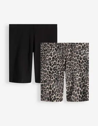 Pantaloncini da ciclista - Motivo animalier