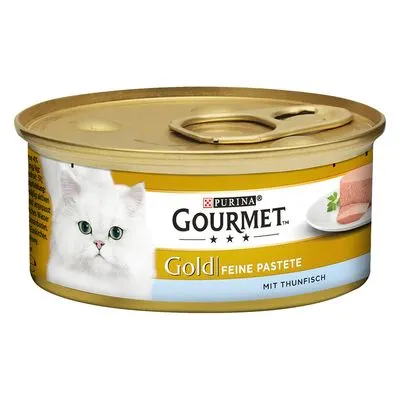 Mégapack Gourmet Gold Les Mousselines 48 x 85 g pour chat
