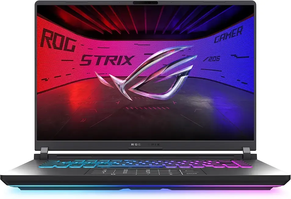 ROG Strix G16 (2025) Gaming Laptop, 16” ROG Nebula 16:10 2.5K 240Hz/3ms, NVIDIA® GeForce RTX™ 5070, AMD Ryzen™ 9 9955HX Processor, 32GB DDR5-5600, 1TB PCIe Gen 4 SSD, Wi-Fi 6E, Windows 11 Home