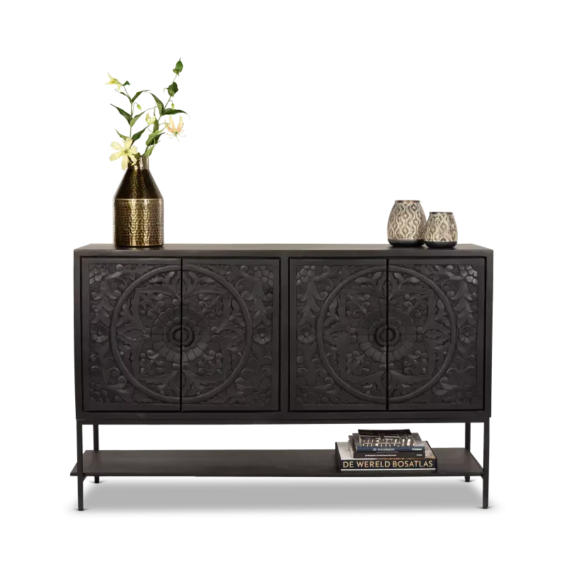 Wandkastje Belleville - Zwart