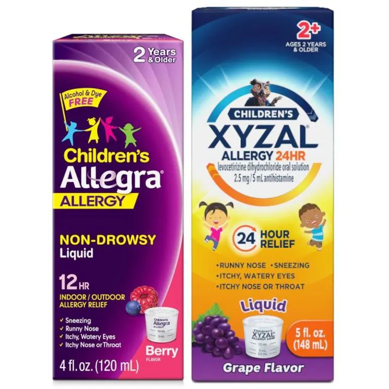 Children’s ALLEGRA or Children’s XYZAL Allergy 24HR