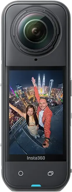 Insta360 X5 - Waterproof 8K 360° Action Camera, Leading Low Light, Invisible Selfie Stick Effect, Rugged and Replaceable Lens, 3-Hour Battery, Built-in Wind Guard, Stabilization, Triple AI Chip Design