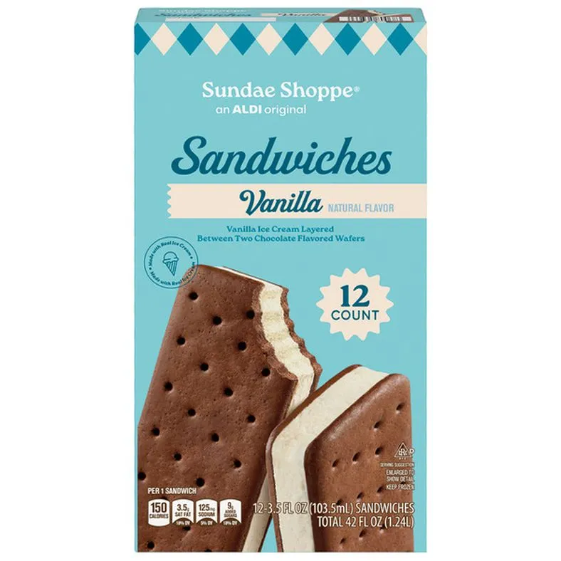 Sundae Shoppe Ice Cream Sandwiches