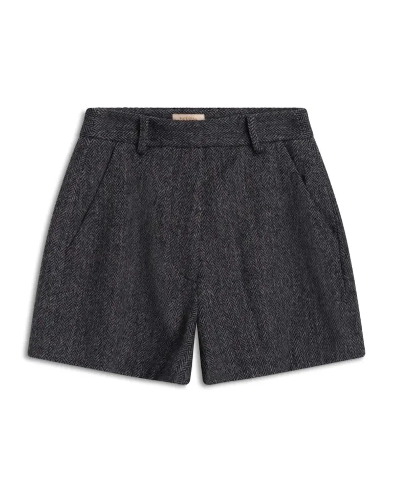 Tailored Shorts - Grey Melange