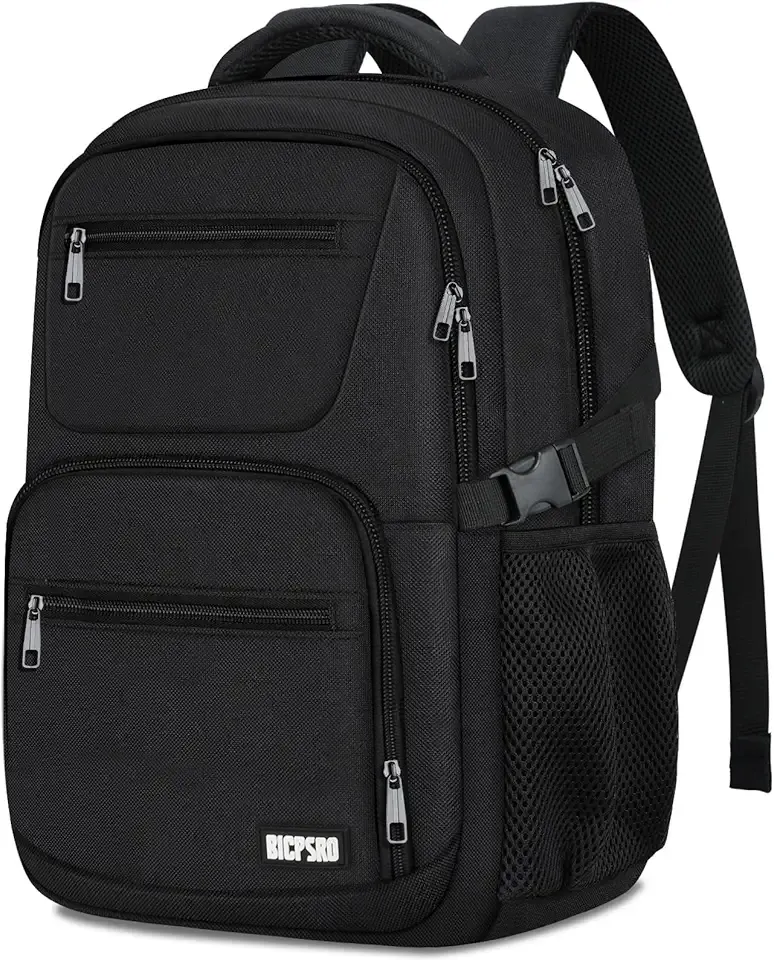 Black backpack for school, School Backpack for boys teens, Backpacks for men, College high middle school bookbag Fits15.6 Inch Laptop with Reinforced Straps, Boys backpack, Book bag