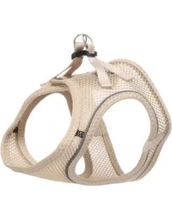 Flamingo Kattenharnas Step&Go Berta - Kattentuigje - Beige A:29-33cm B:42-46cm X 3mm Medium