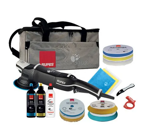 Rupes 125mm BigFoot Mark V Electric Random Orbital Polisher 15mm Orbit LHR15V LUX Kit
