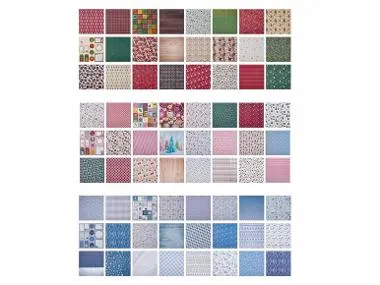 Bloque de motivos navideños