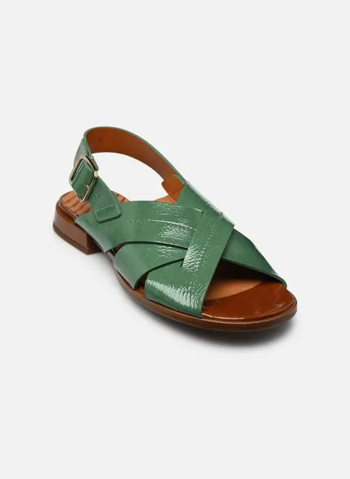 Platte sandalen WATATA dames groen