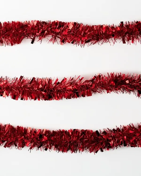 kerstslinger 3m rood