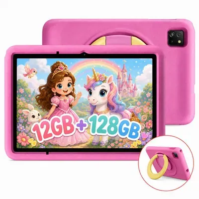 Blackview TabA6Kids 10“ Kinder Tablet, 1280*800, 12+128GB(1TB TF), WiFi 6, Octa Core Tablet für Kinder, Widevine L1, 5100mAh, BT 5.2, Elternkontrolle