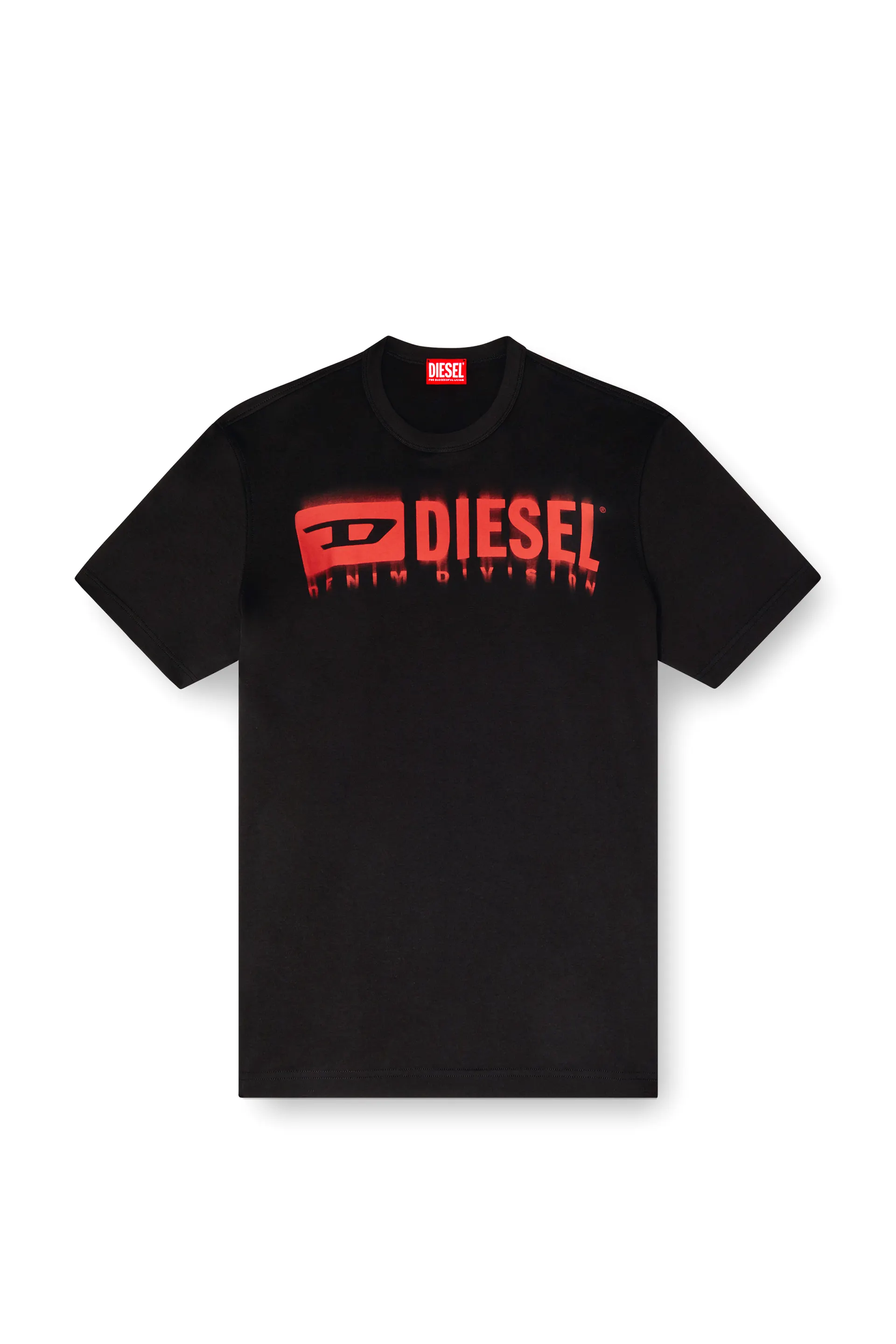 T-shirt with blurry Diesel logo