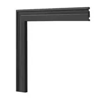 Contramarco Line epsilon 50 mm x 15 mm x 2.44 m negro mate