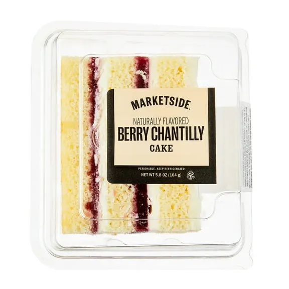 Marketside Berry Chantilly Vanilla Cake with Berry Filling, 5.8 oz (Refrigerated) $4.64 80.0 ¢/oz