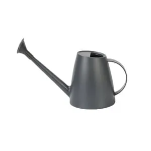 Annaffiatoio con beccuccio lungo,giardinaggio, annaffiatoio, adatto per uso interno ed esterno, adatto per potare piante e giardini, 1,8 l, grigio