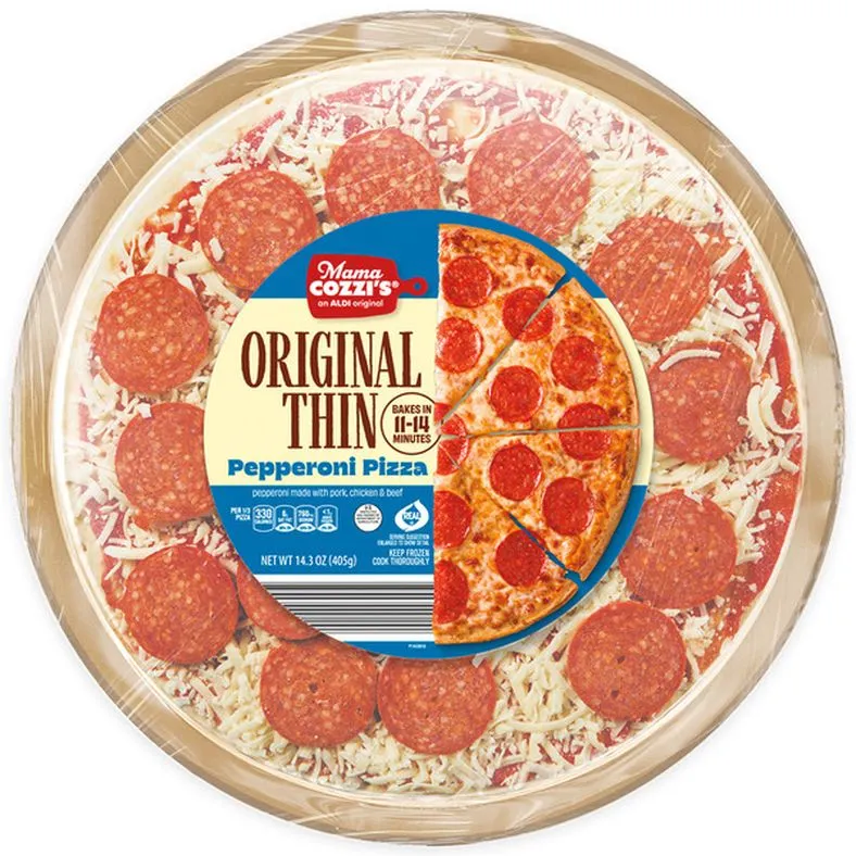 Mama Cozzi's Pizza Kitchen Original Thin Crust Pepperoni Pizza