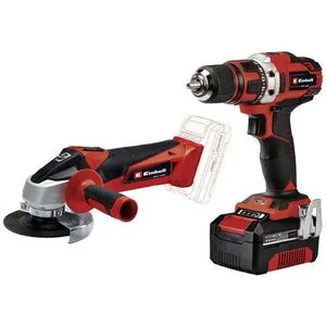 Trapano avvitatore a batteria TE-CD 18/40 Li + Smerigliatrice angolare a batteria TC-AG 18/115 Li