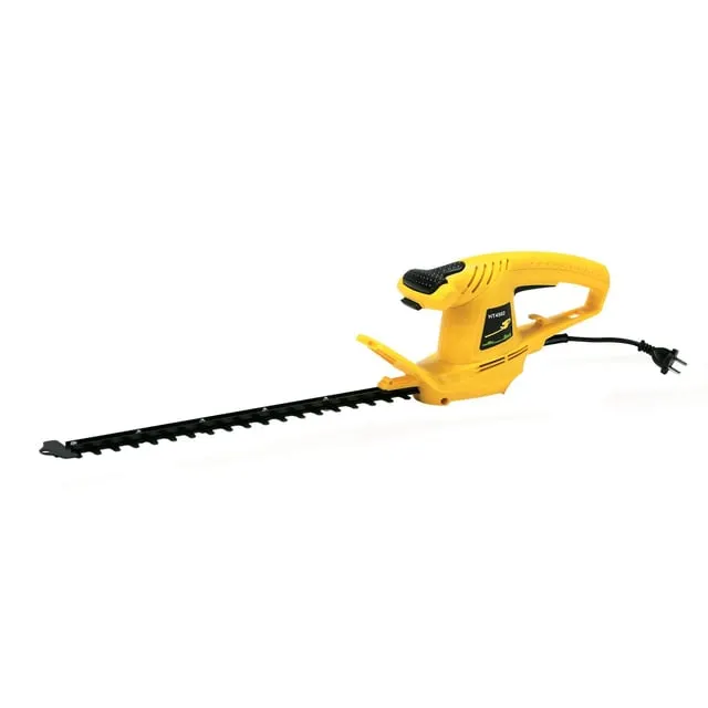 Tagliasiepi elettrico con spazzole al carbonio in acciaio HT 4502 2 lame da 42 cm 450 W