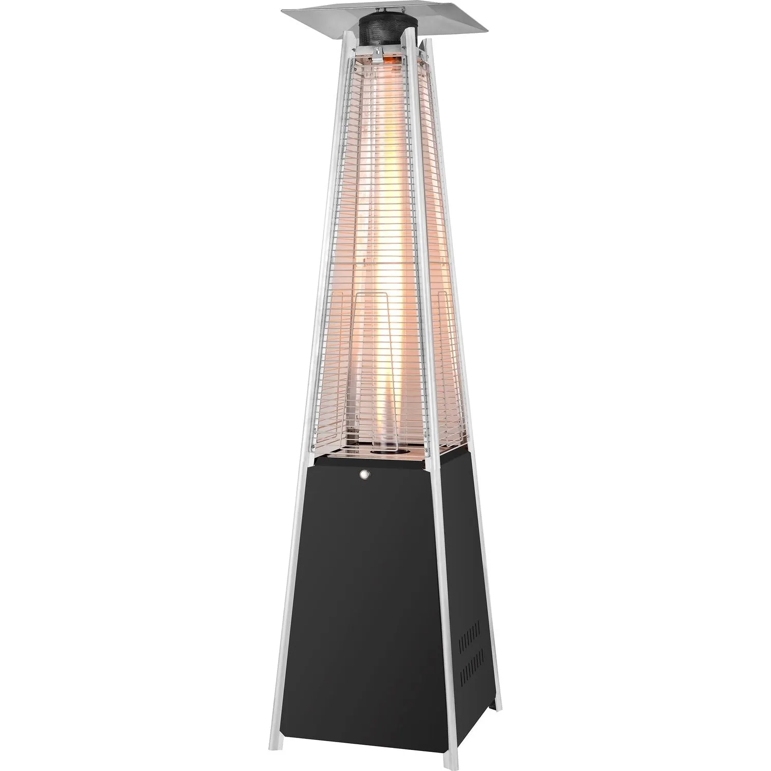 Stufa a Gas esterno a Piramide Nero 13 Kw