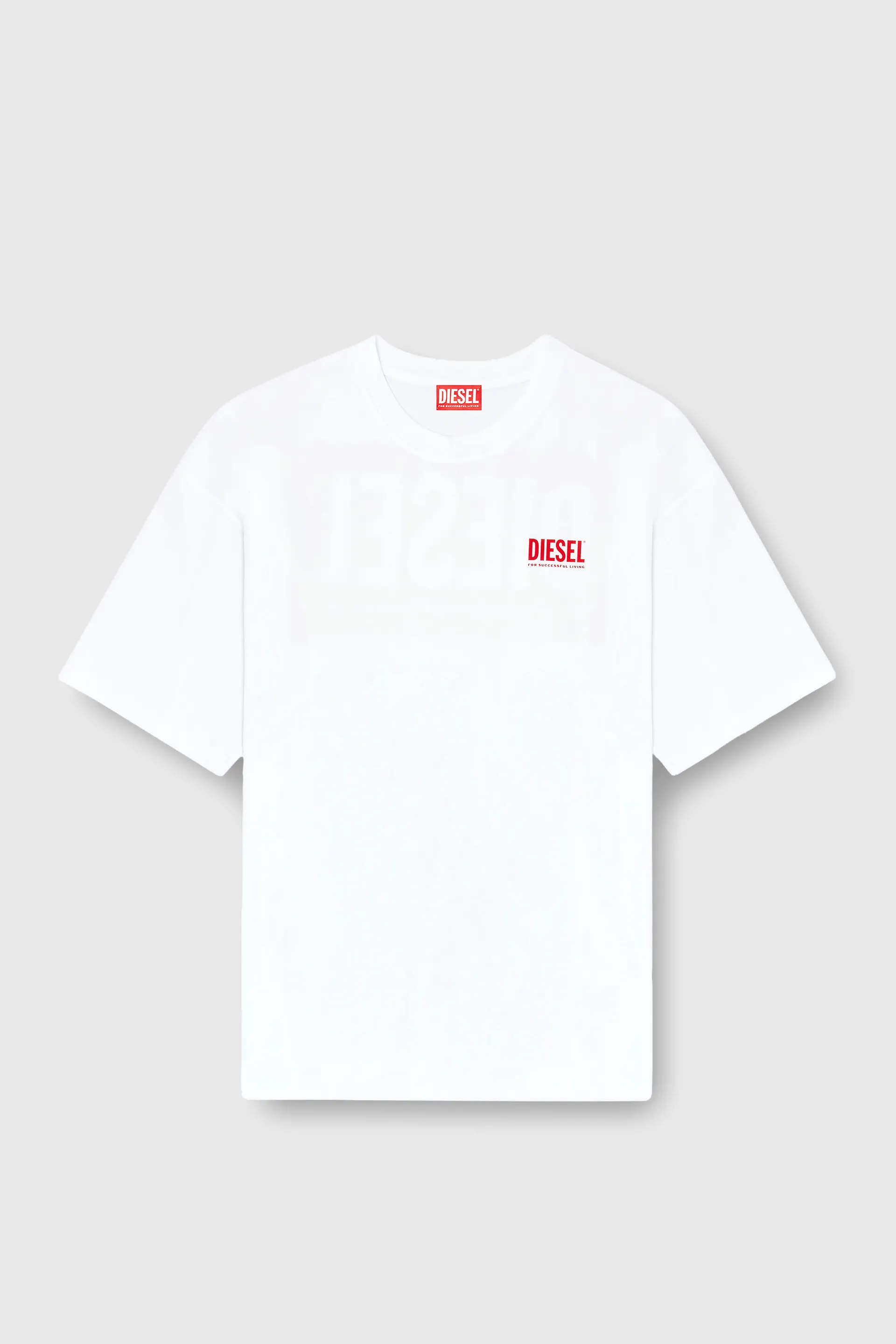 Cotton T-shirt with Diesel Biscotto print