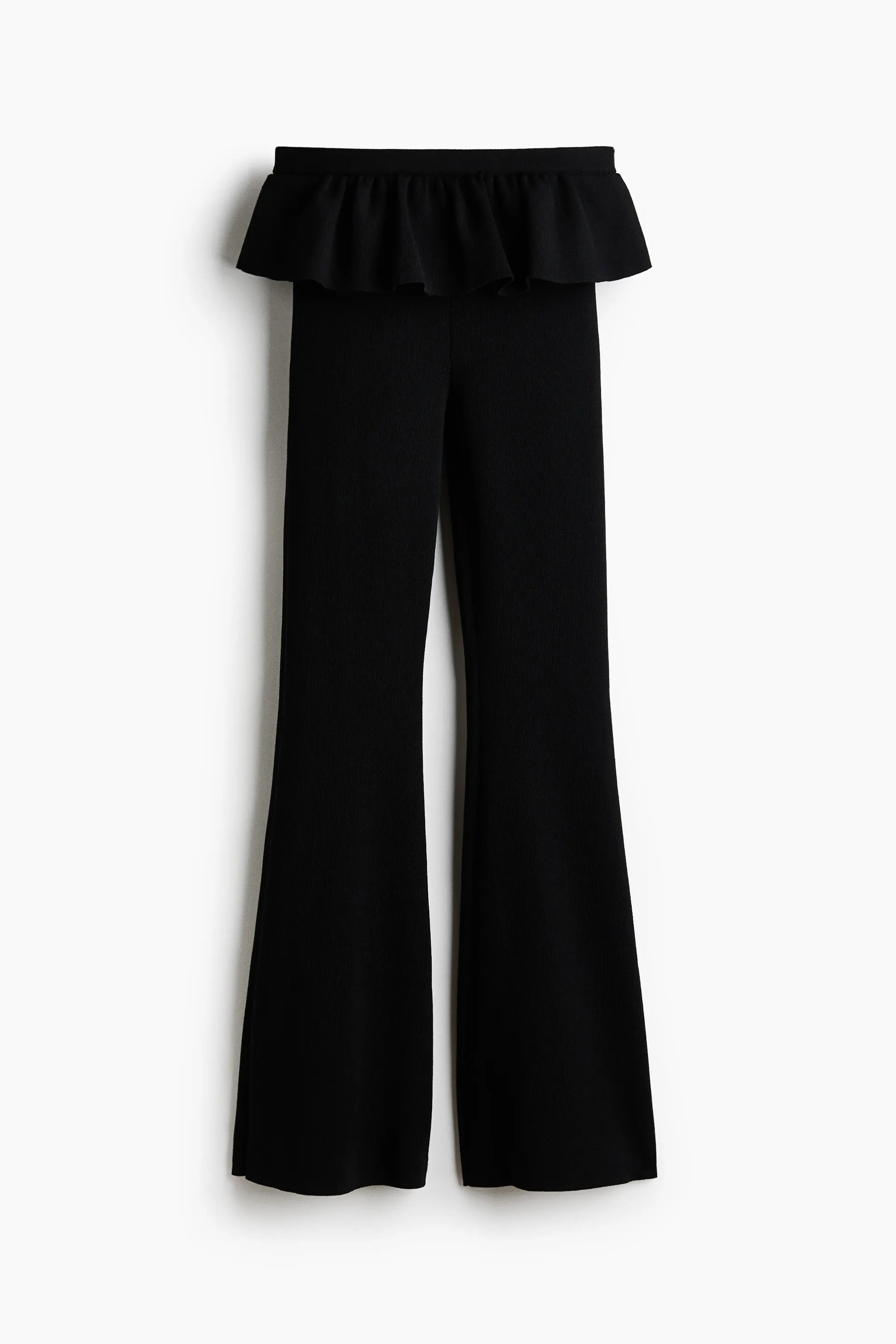 Pantalón con borde de olán