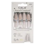 Uñas Postizas Jewel Couture Ice Cat Eye Nude CALA X32 Piezas