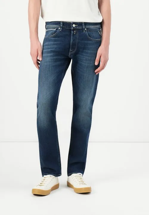 GROVER PANTS - Jeans straight leg - dark blue