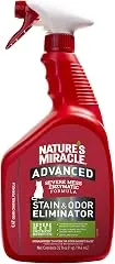 Nature’s Miracle Advanced Cat Stain & Odor Eliminator, Severe Mess, 32 oz | Enzymatic Cleaner Eliminates the Toughest Cat Messes, For Use on Multiple Surfaces, Safe For Pets and Home*, Fresh Scent Nature’s Miracle Advanced Cat Stain…