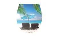 Duroplast WC-Sitz Carving Printing - Beach