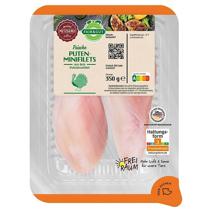 · FAIR&GUT · Puten Minifilet 350 g