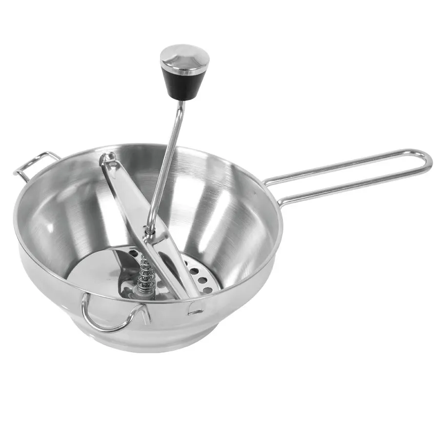Edelstahl-Passiermaschine mit 3 Siebscheiben