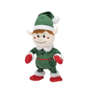 Elfo Peluche Musicale con Movimento 30 cm