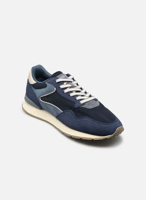 Lage sneakers CITY M heren blauw