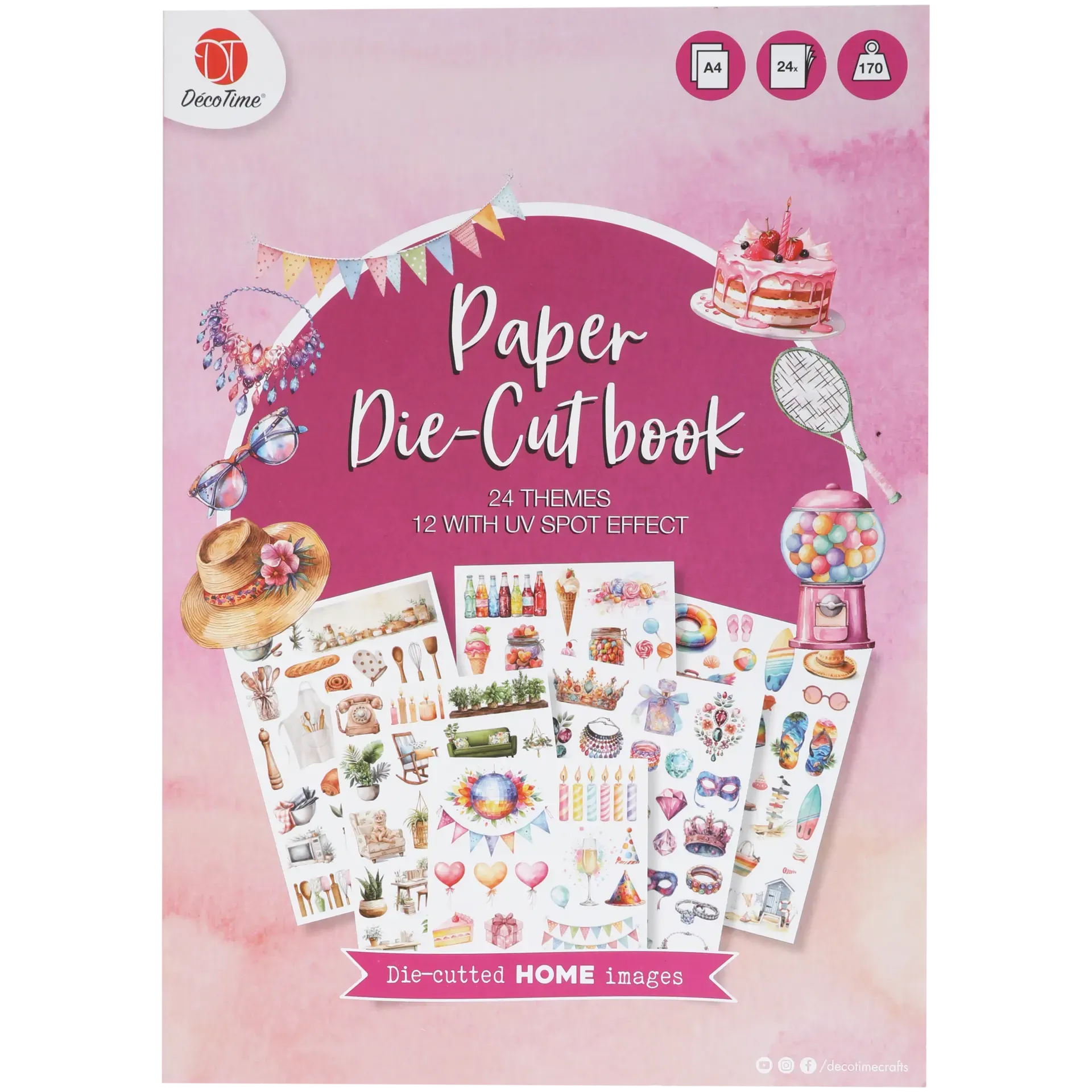 Blocco con die-cut