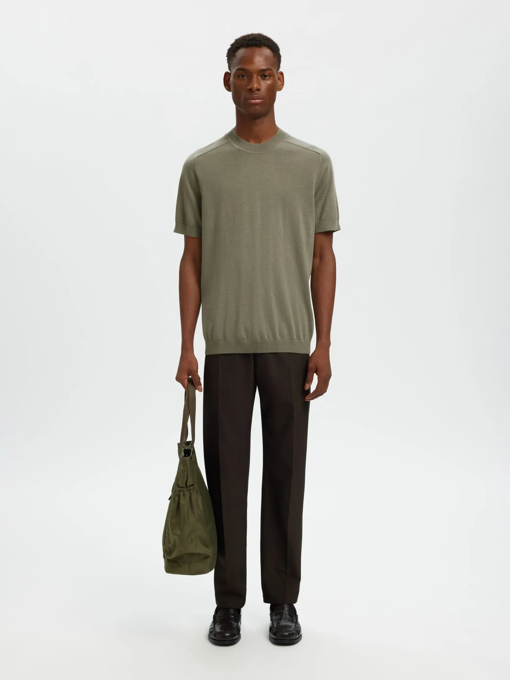 100 % MERINOULL T-SKJORTE