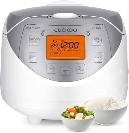 CUCKOO Micom Fuzzy Logic Rice Cooker, 12-Cup Cooked…